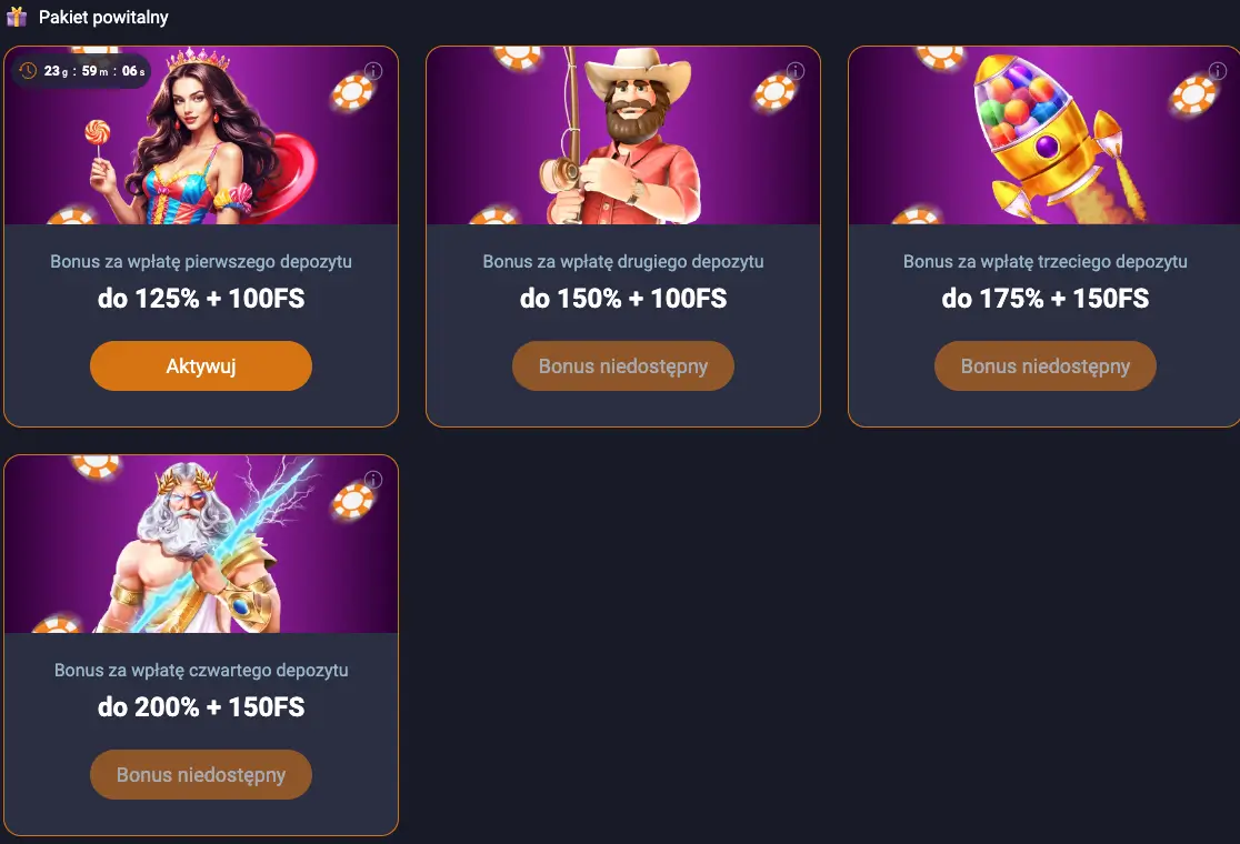 Vox Casino Bonusy